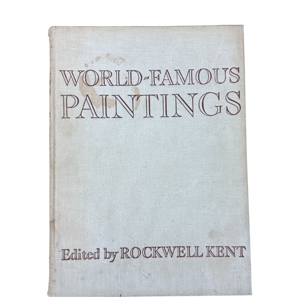 World Famous Paintings Rockwell Kent 1939 Wise Art History 100 Color Plates HC